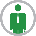 graphic - person wearing a tie