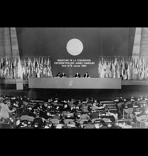 Signing of the Chemical Weapons Convention